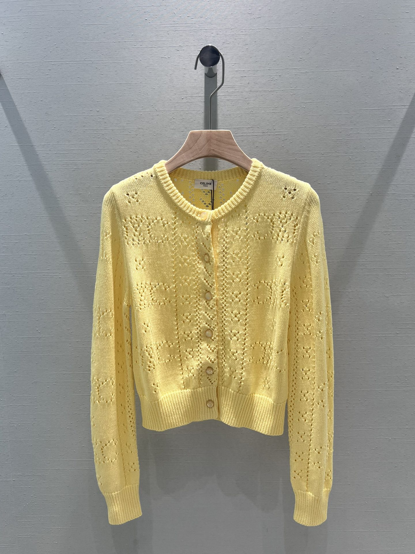 Bagsaaa Ce1i*e Yellow Cardigan