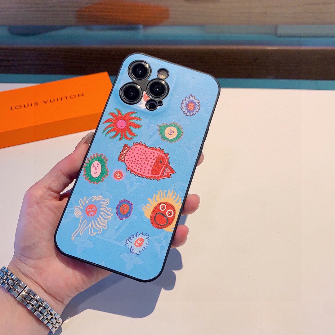 Bagsaaa L0vis Vvtt0n Blue Phone Case