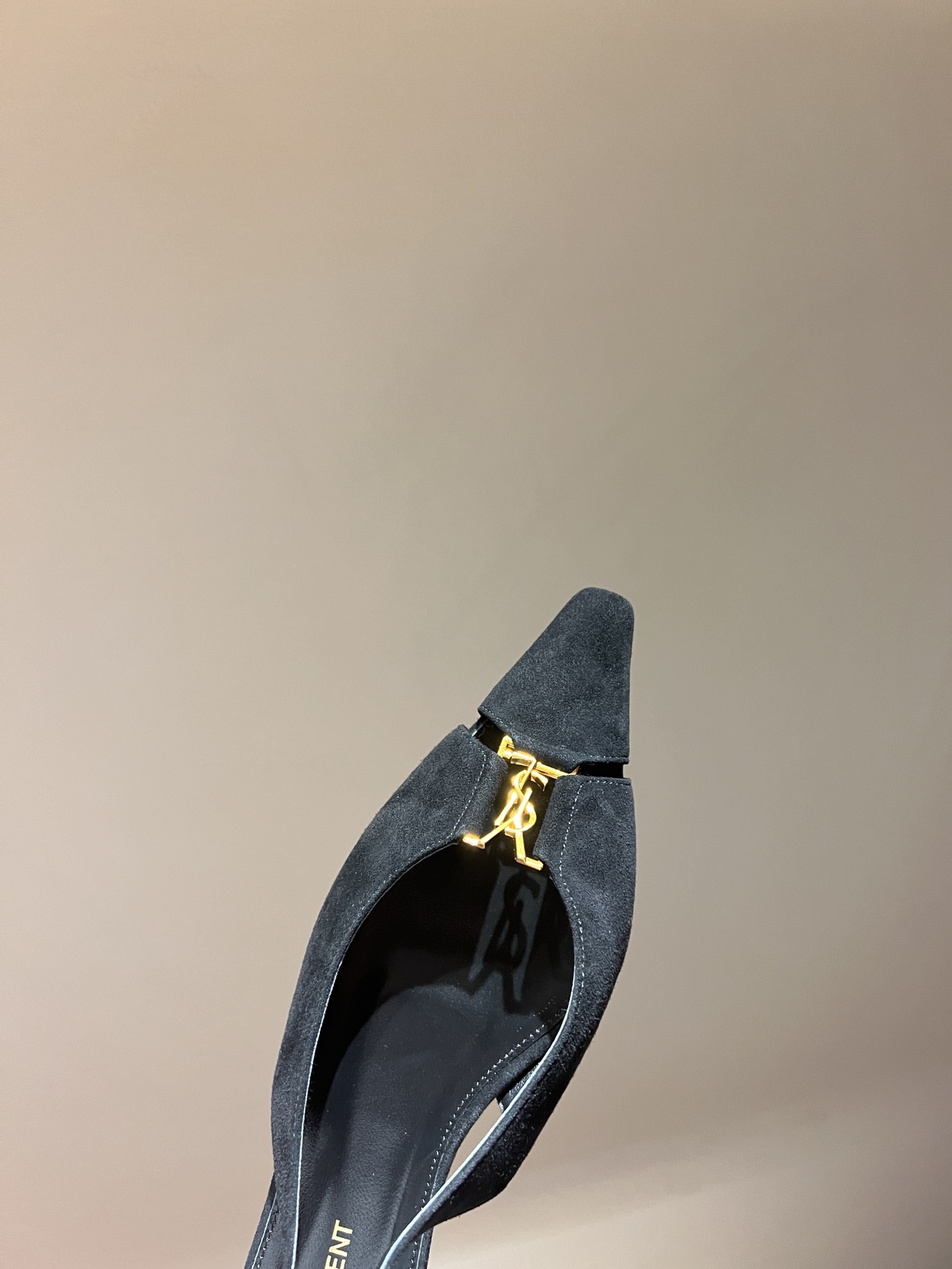 Bagsaaa Y51 Babylone Slingback Flats In Satin Crepe