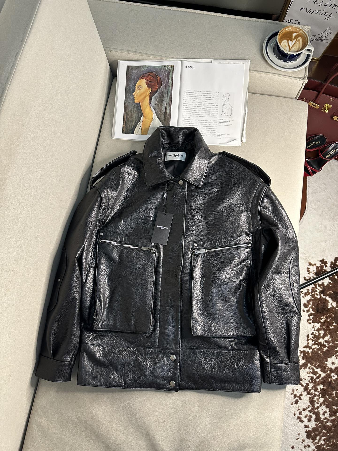 Bagsaaa Y51 Leather Jacket