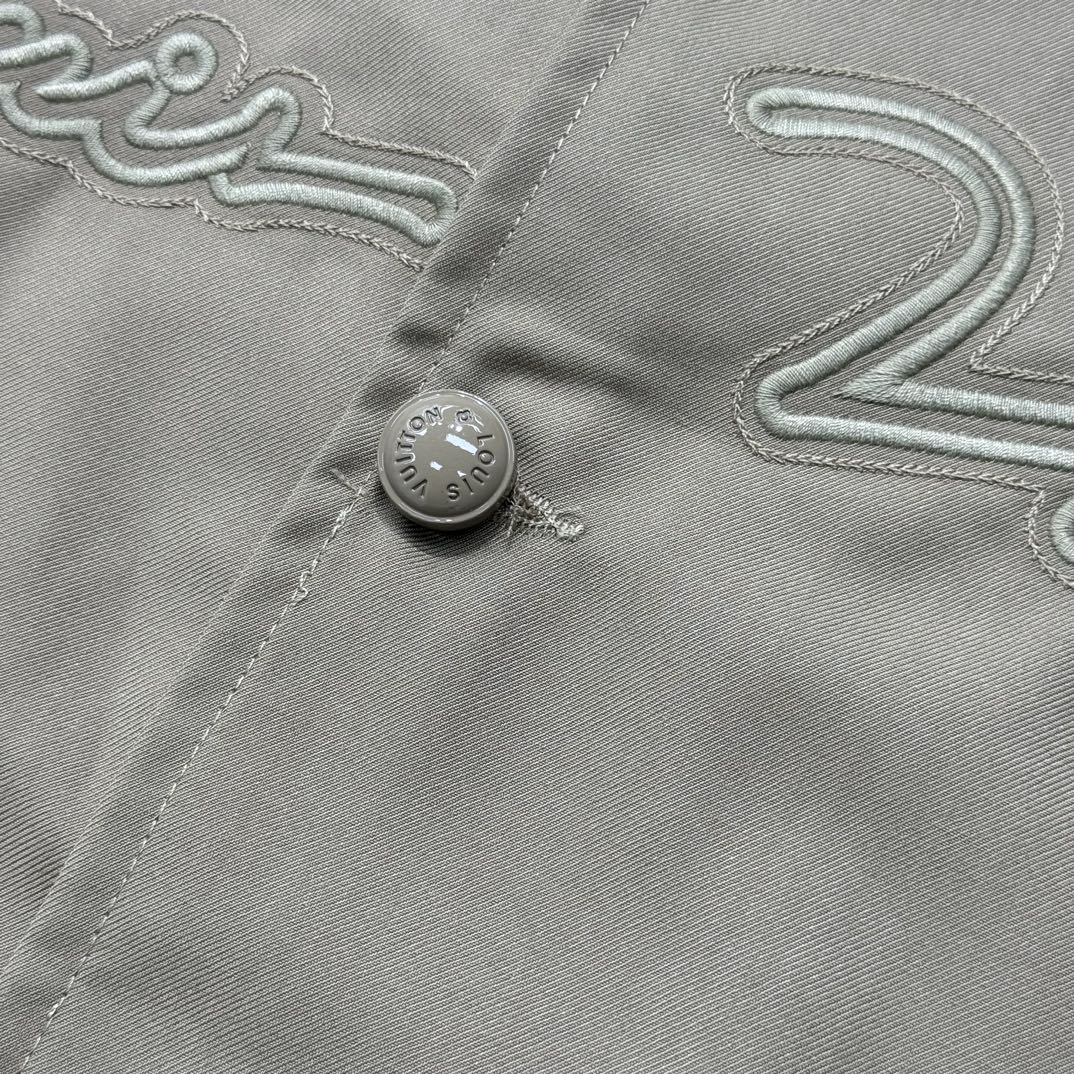 Bagsaaa LV Embroidered Cotton Blend Bomber