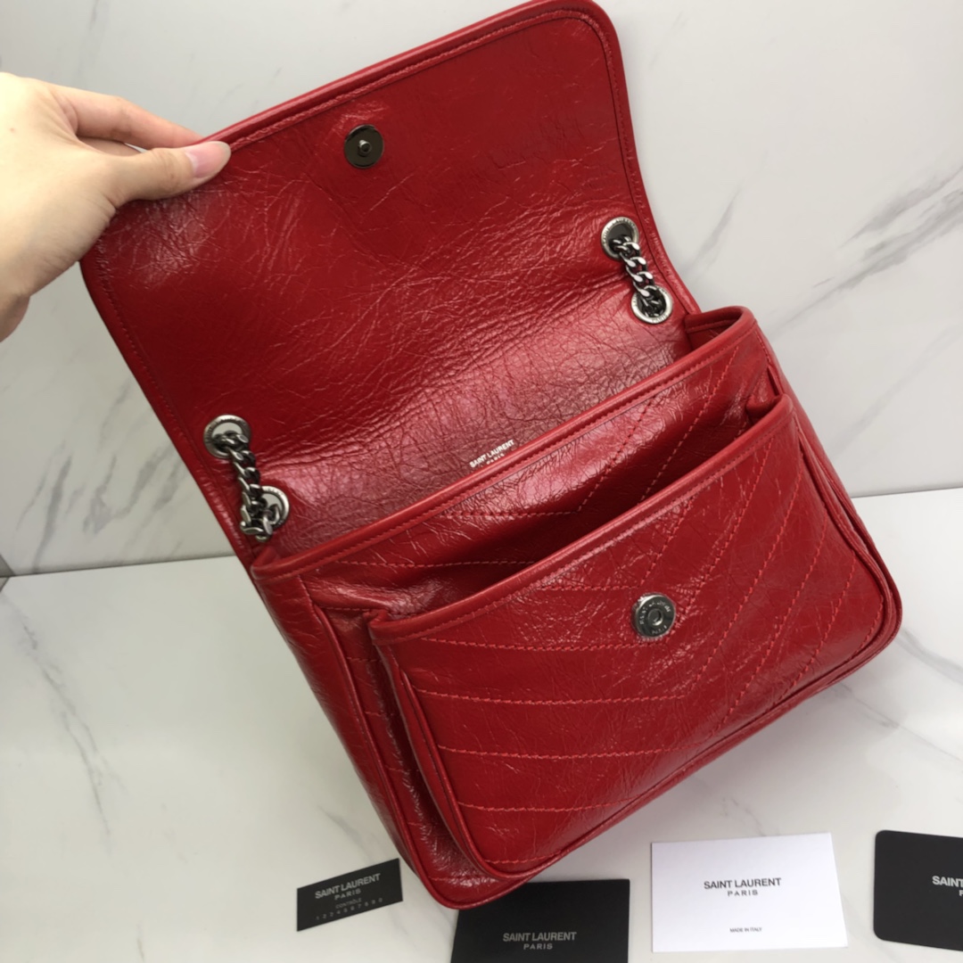 Bagsaaa Y51 Red Niki Bag - 28x20x8 cm