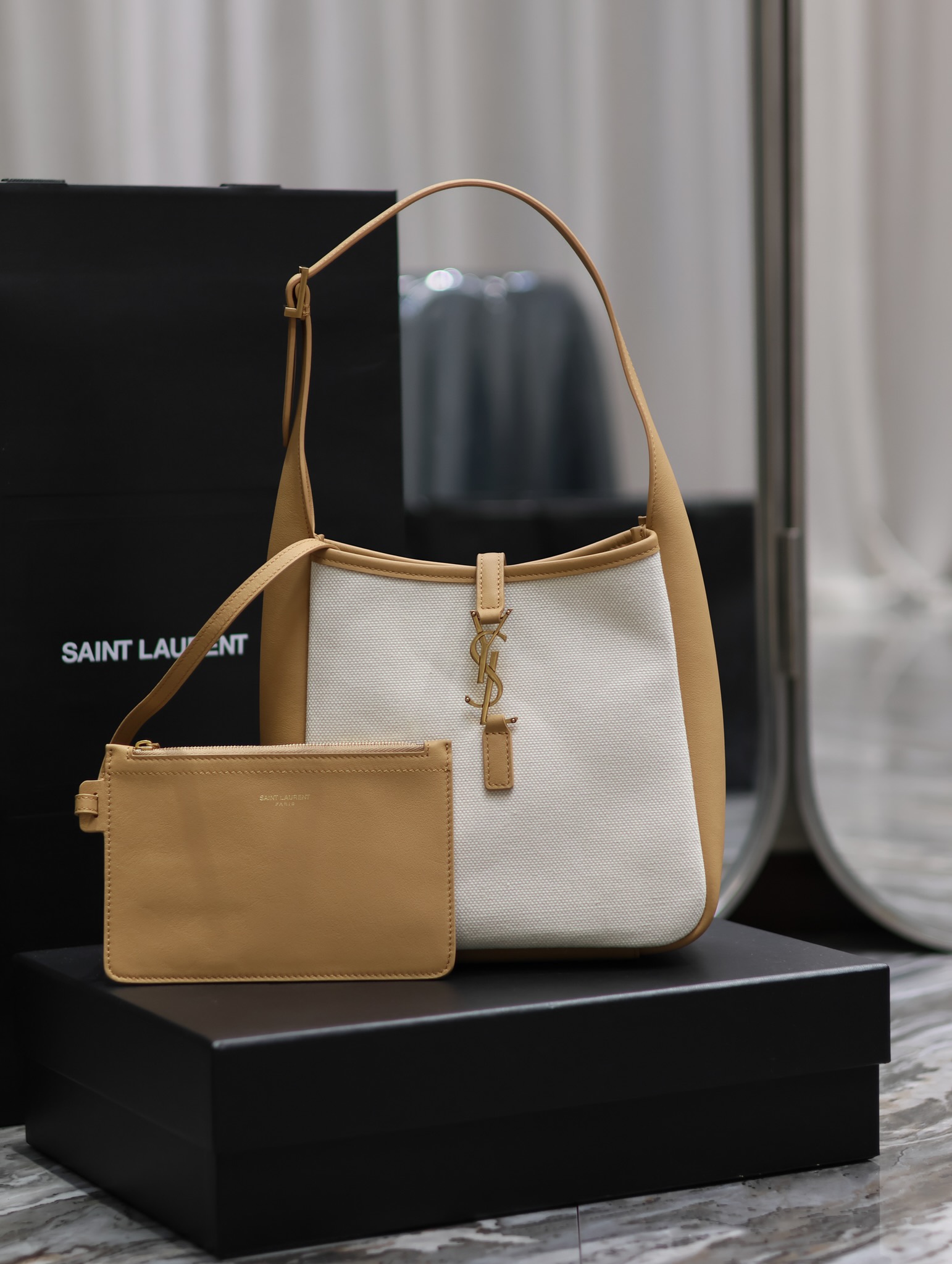 Bagsaaa Y51 LE 5 À 7 S*pPLE SMALL IN BEIGE - 23 X 22 X 8.5 CM