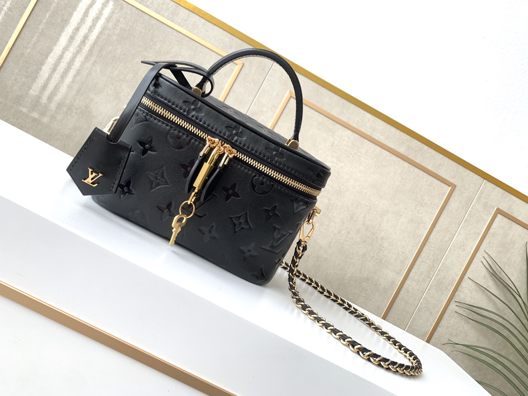 Bagsaaa L0vis Vvtt0n M57118 Vanity PM Bag Black - 19 x 13 x 11 cm