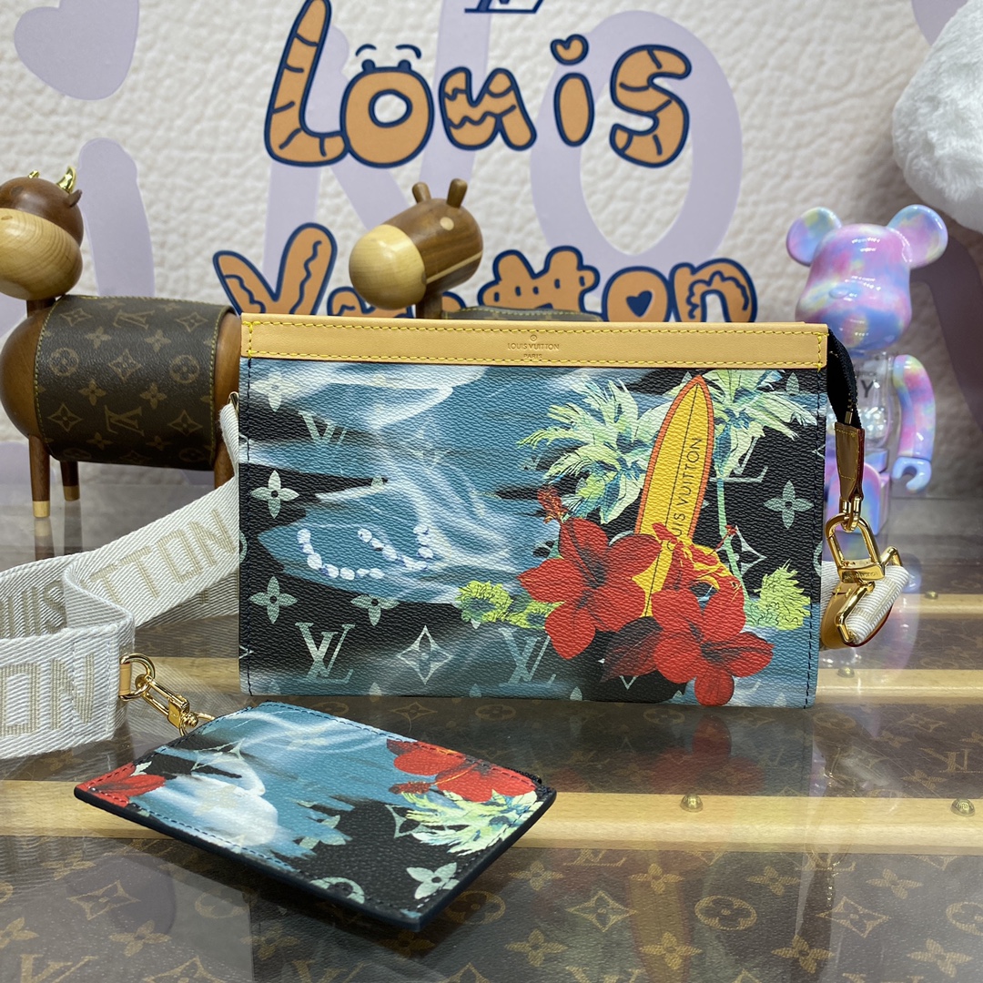 Bagsaaa L0vis Vvtt0n M83466 Gaston Wearable Wallet - 22 x 14.5 x 4.5 cm