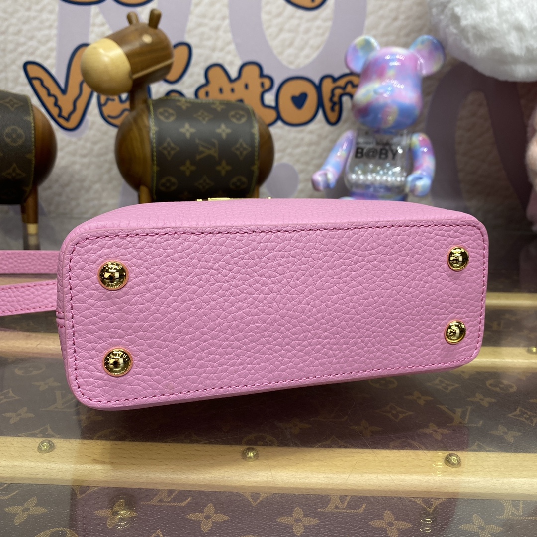 Bagsaaa L0vis Vvtt0n M24989 Capucines Mini Pink - 21 x 14 x 8 cm