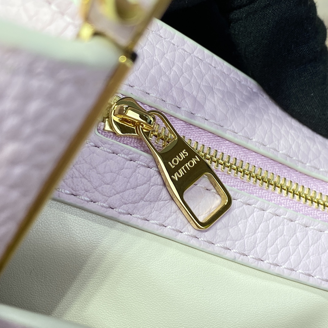 Bagsaaa L0vis Vvtt0n M24120 Capucines BB Light Pink - 26.5 x 17.5 x 9 cm