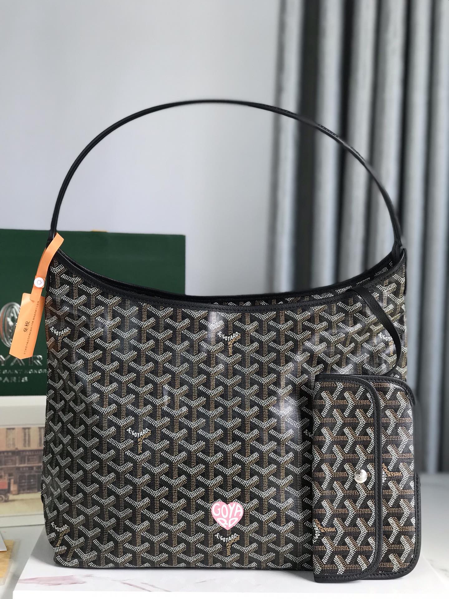 Bagsaaa G09ard Hobo Bohème Black - 42×27×15cm