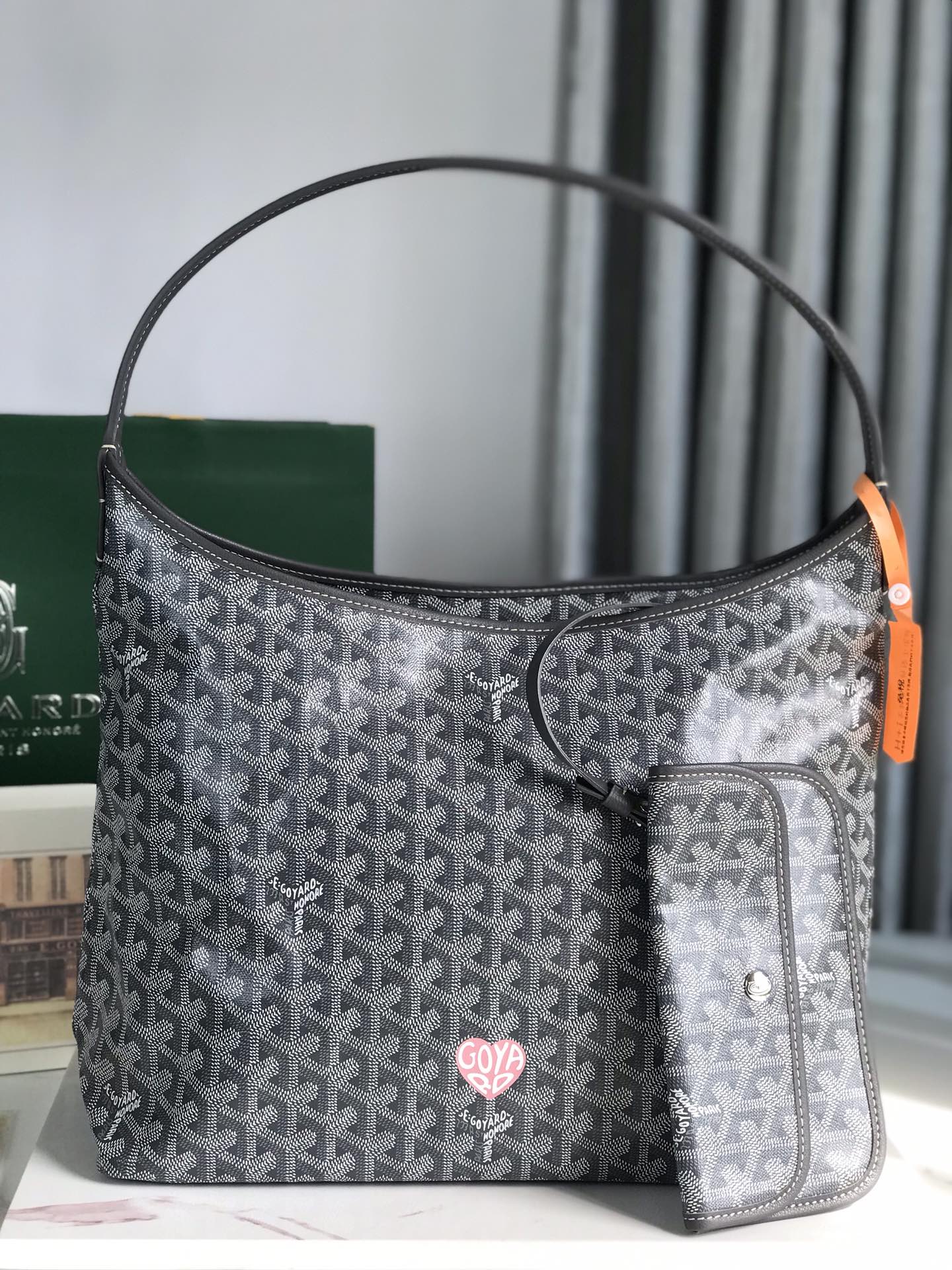 Bagsaaa G09ard Hobo Bohème Gray - 42×27×15cm