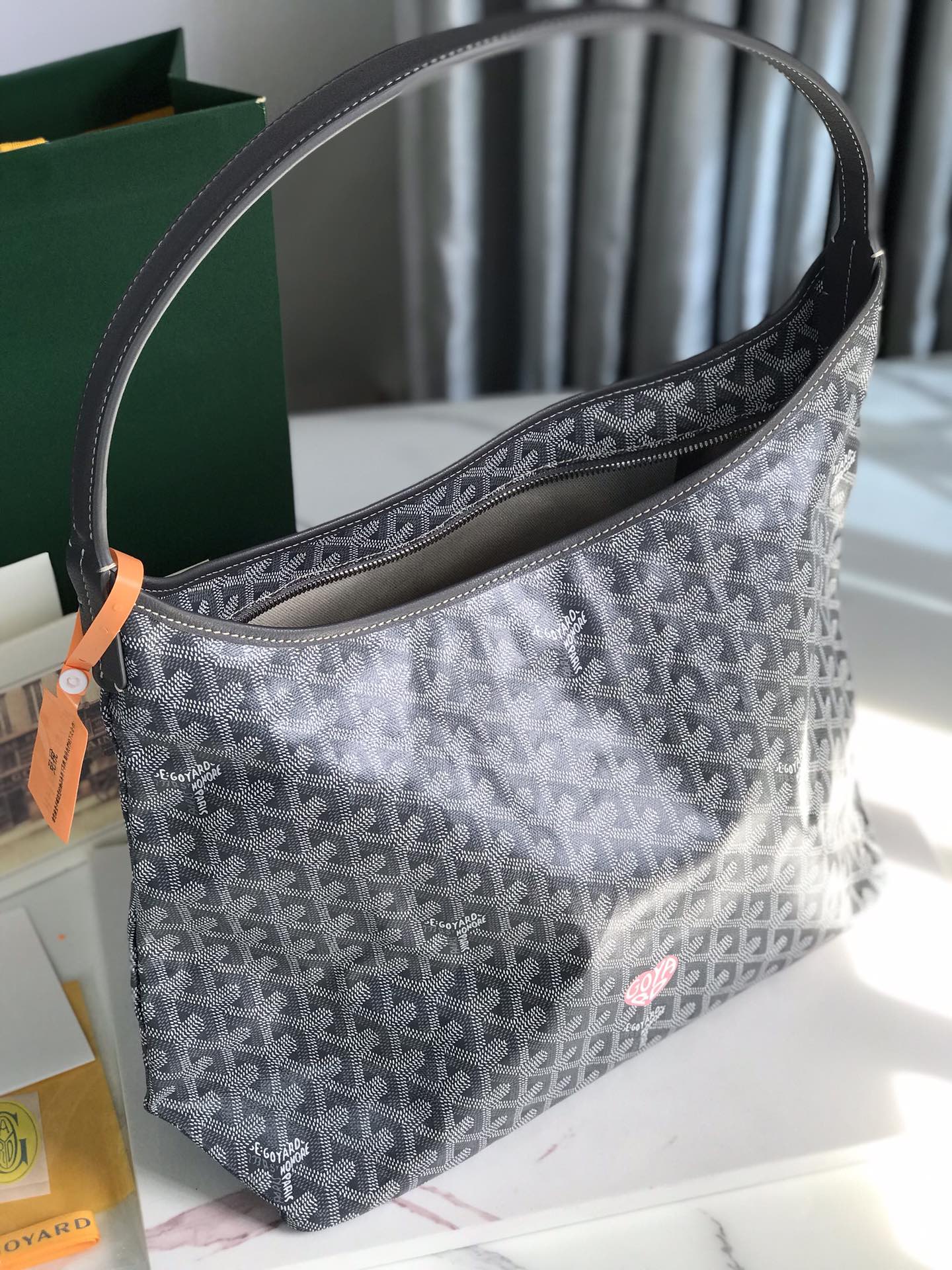 Bagsaaa G09ard Hobo Bohème Gray - 42×27×15cm
