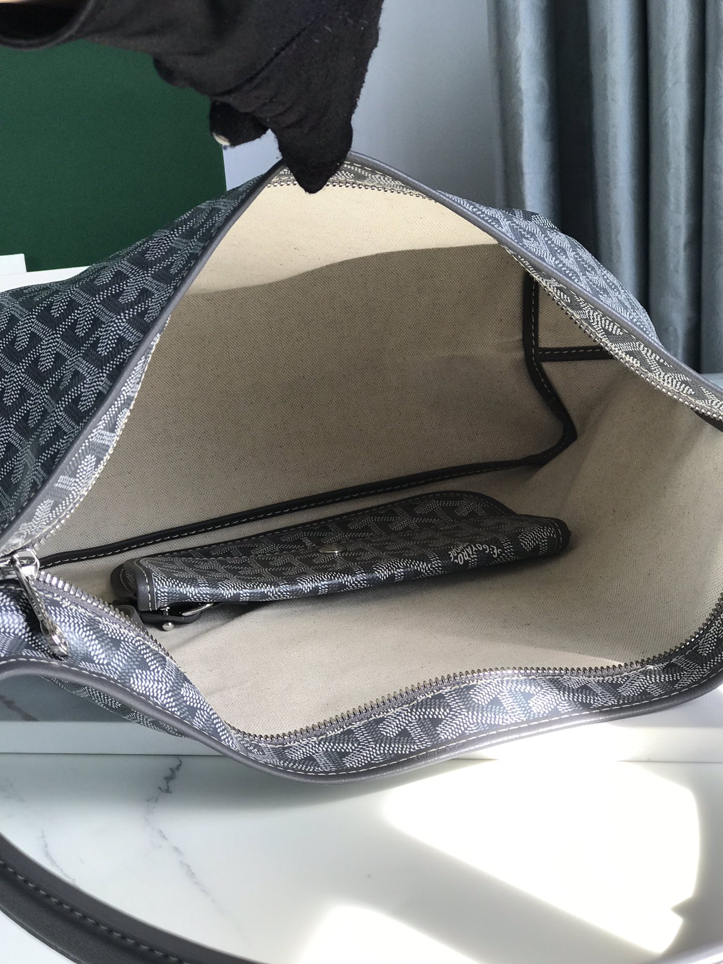 Bagsaaa G09ard Hobo Bohème Gray - 42×27×15cm