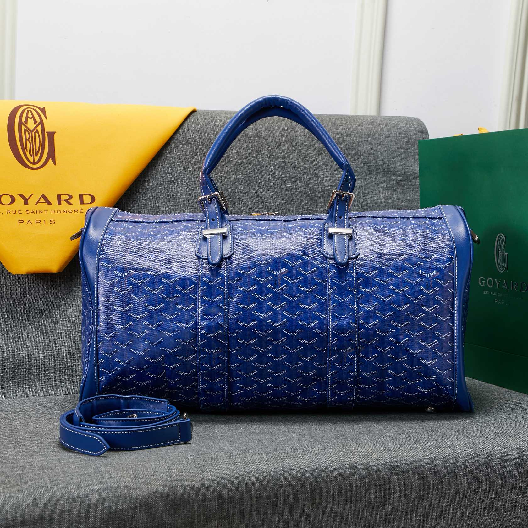 Bagsaaa G09ard Blue Travel Bag - 48x28x22 cm