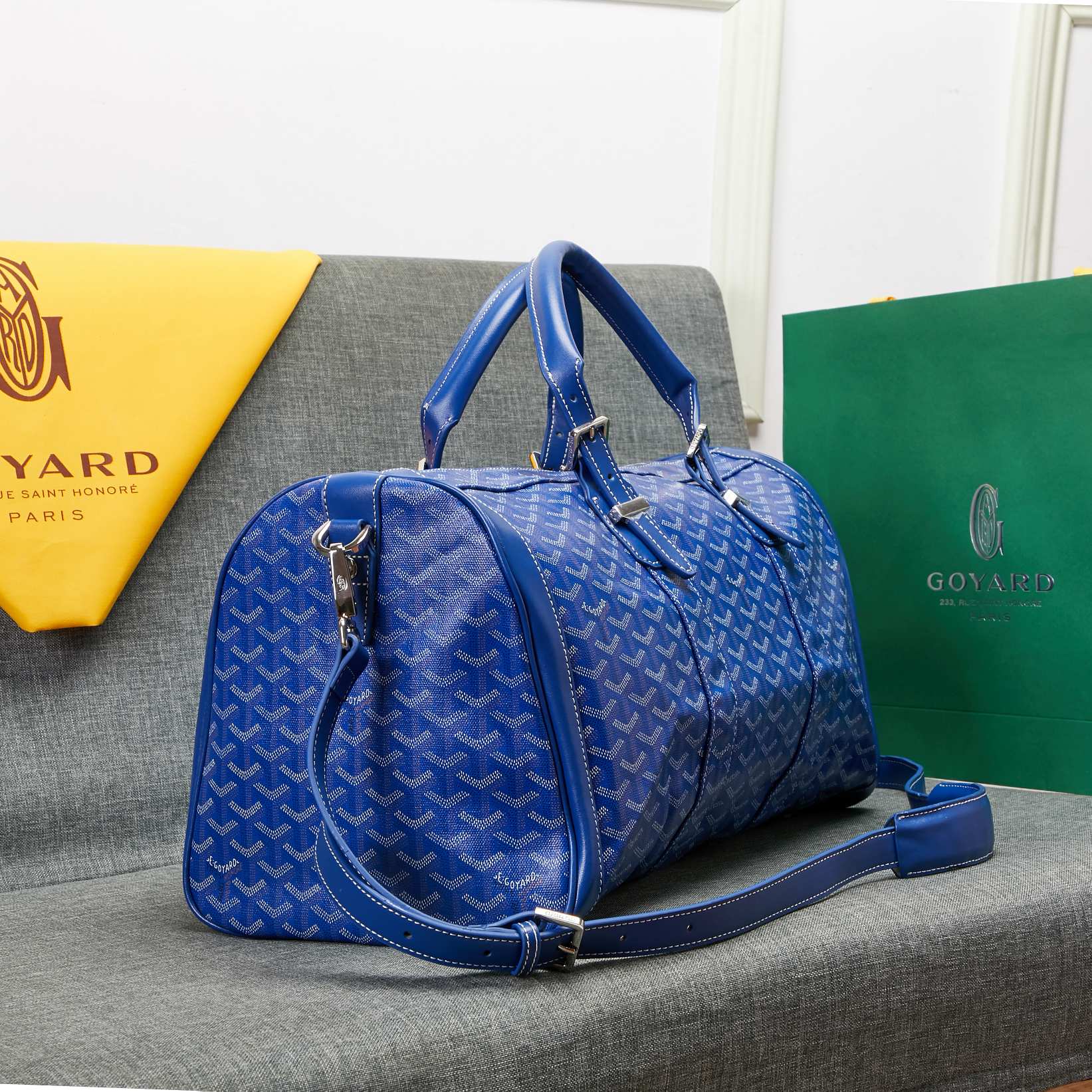 Bagsaaa G09ard Blue Travel Bag - 48x28x22 cm