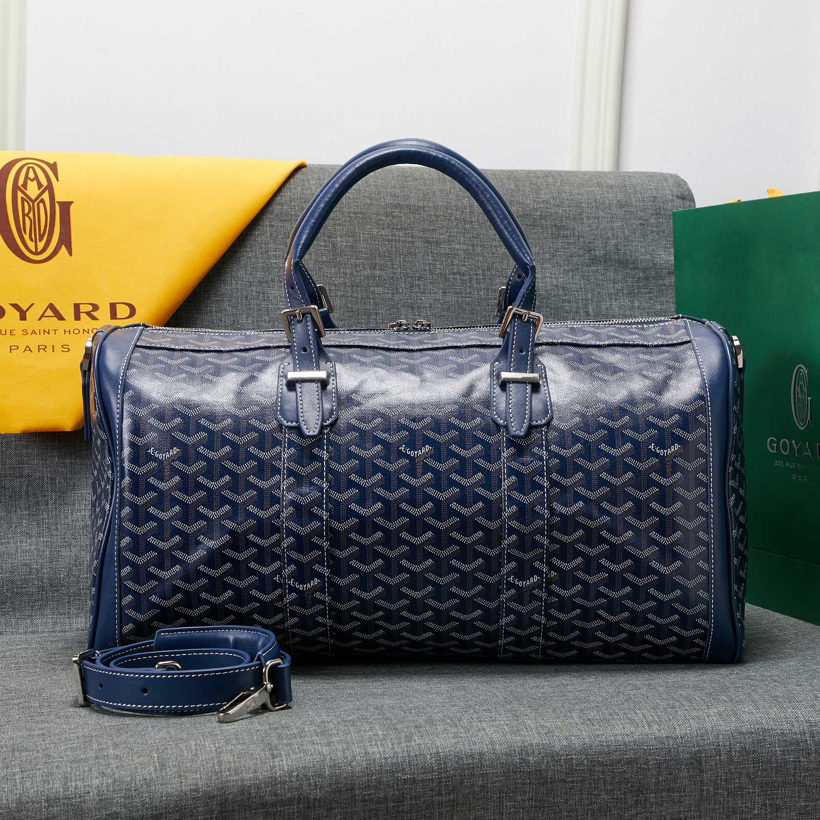 Bagsaaa G09ard Navy Blue Travel Bag - 48x28x22 cm
