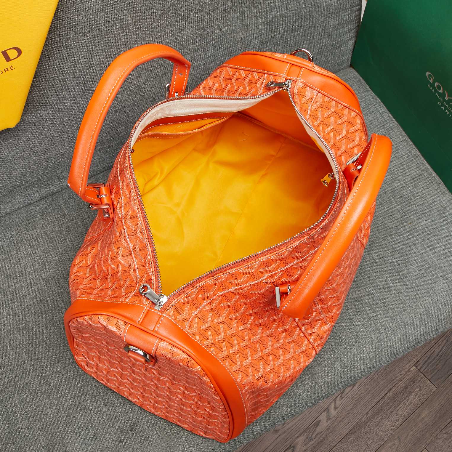 Bagsaaa G09ard Orange Travel Bag - 48x28x22 cm
