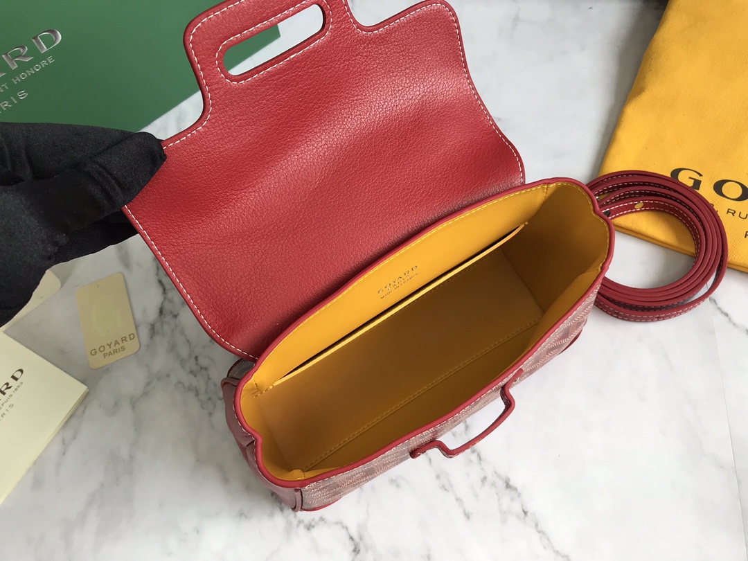 Bagsaaa G09ard Saïgon Souple Mini Bag Red - 20x14.5×9cm