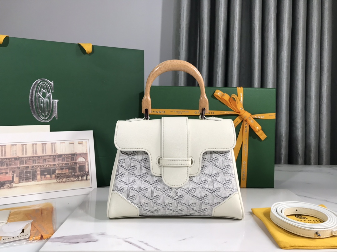 Bagsaaa G09ard Saïgon Souple Mini Bag White - 20x14.5×9cm