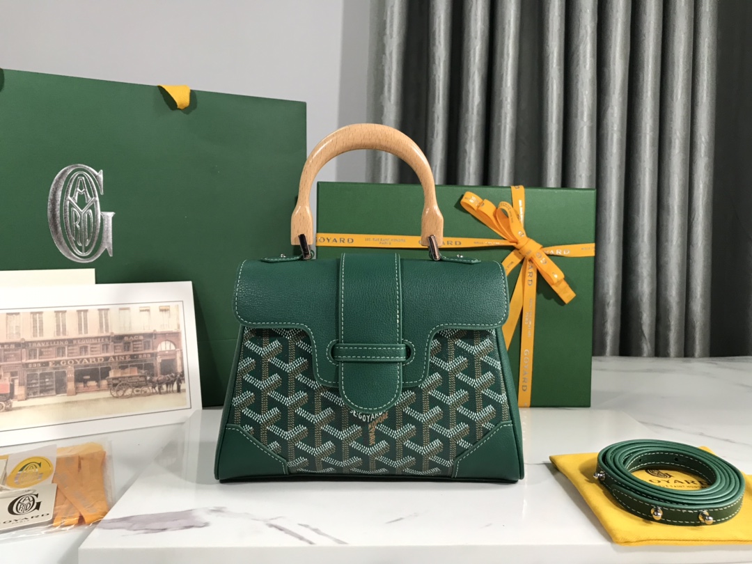 Bagsaaa G09ard Saïgon Souple Mini Bag Green - 20x14.5×9cm