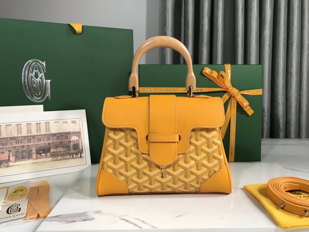 Bagsaaa G09ard Saïgon Souple Mini Bag Yellow - 20x14.5×9cm