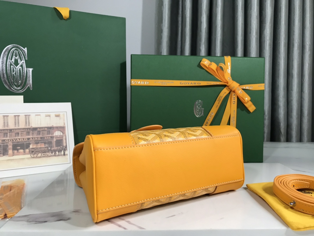 Bagsaaa G09ard Saïgon Souple Mini Bag Yellow - 20x14.5×9cm