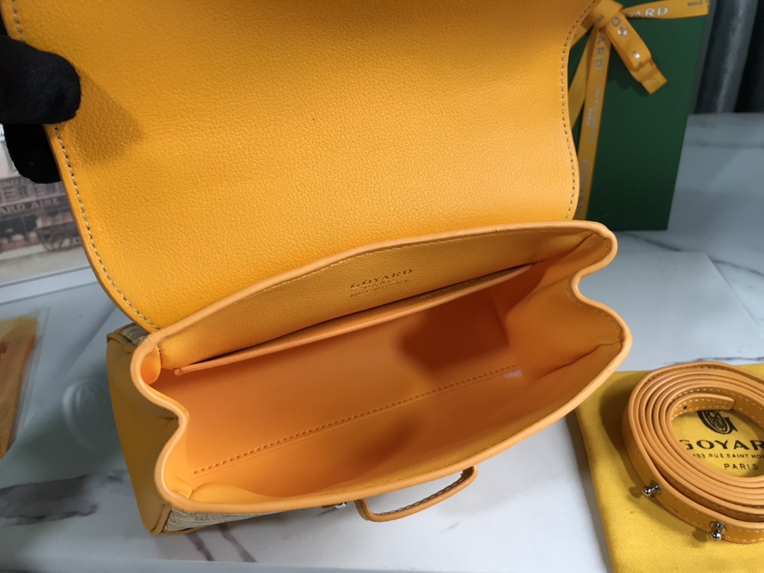 Bagsaaa G09ard Saïgon Souple Mini Bag Yellow - 20x14.5×9cm