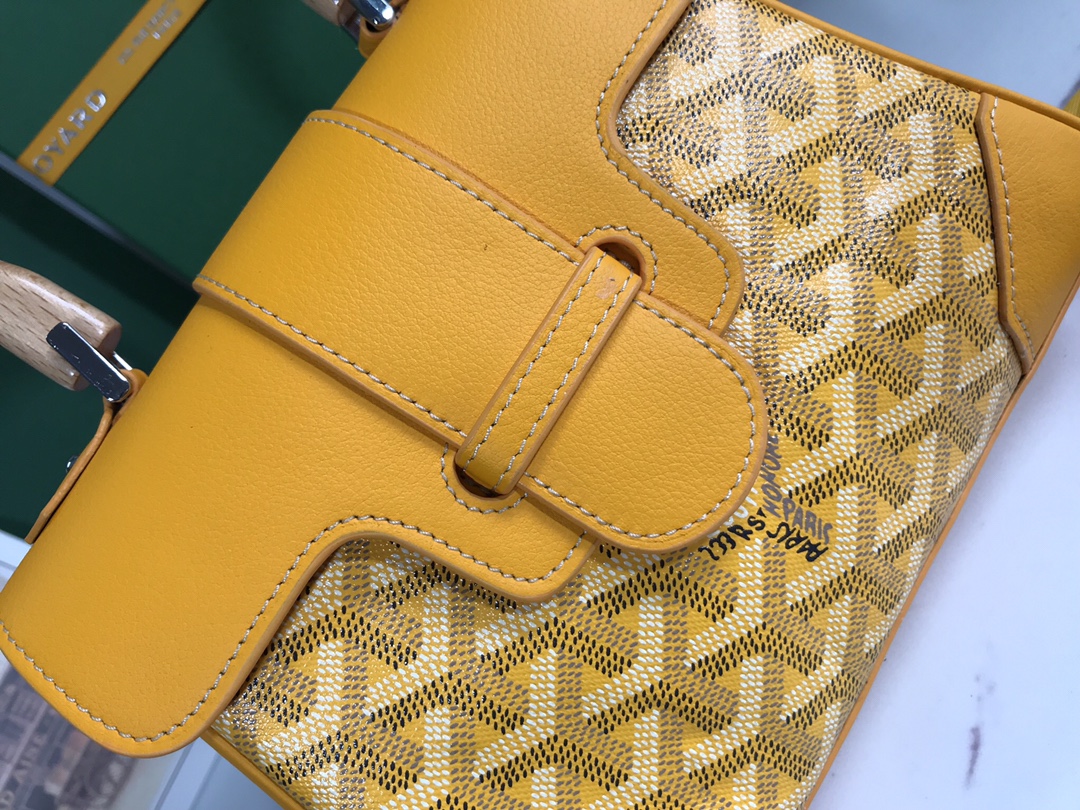 Bagsaaa G09ard Saïgon Souple Mini Bag Yellow - 20x14.5×9cm