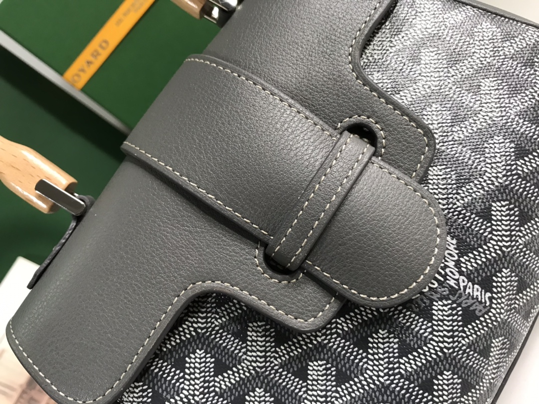 Bagsaaa G09ard Saïgon Souple Mini Bag Gray - 20x14.5×9cm