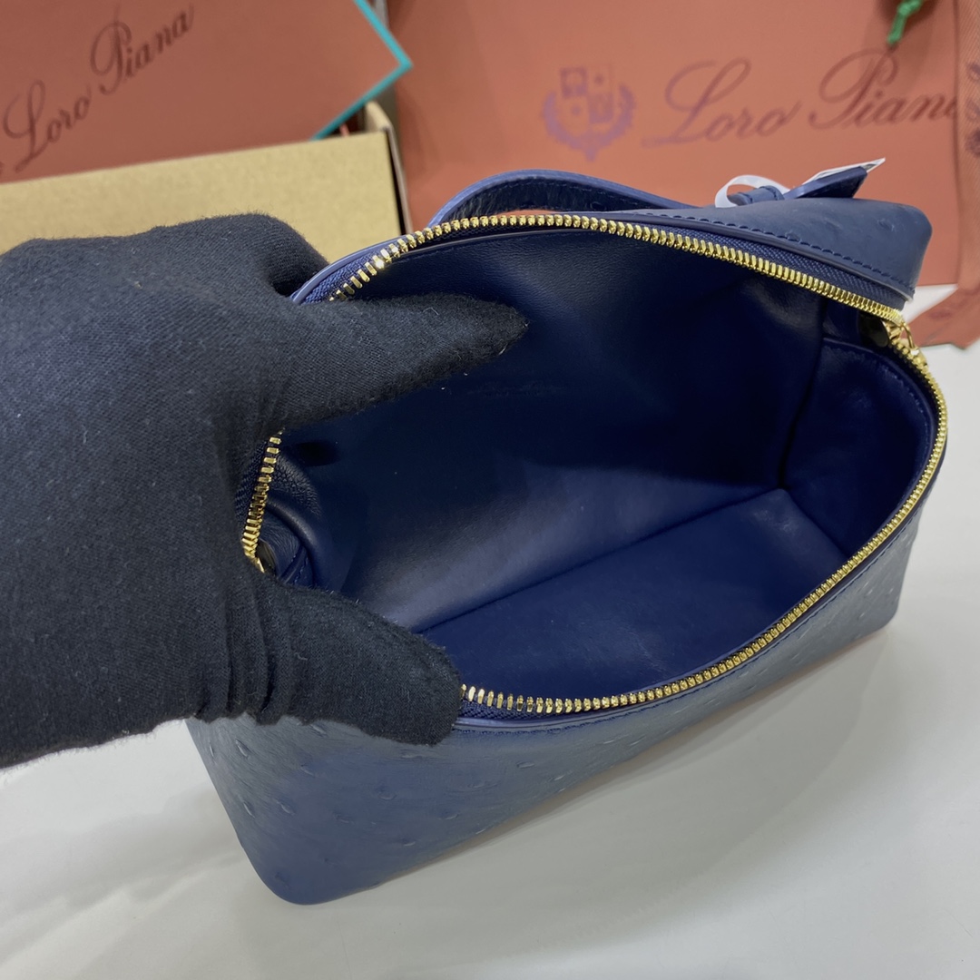 Bagsaaa L0r0 P1ana Extra Pocket L27 Blue - 16x27x10 cm
