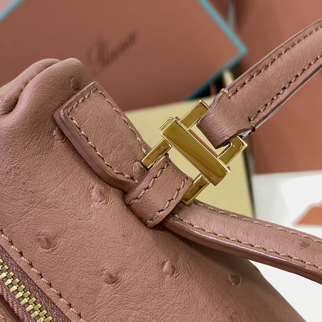 Bagsaaa L0r0 P1ana Extra Pocket L27 Light Brown - 16x27x10 cm