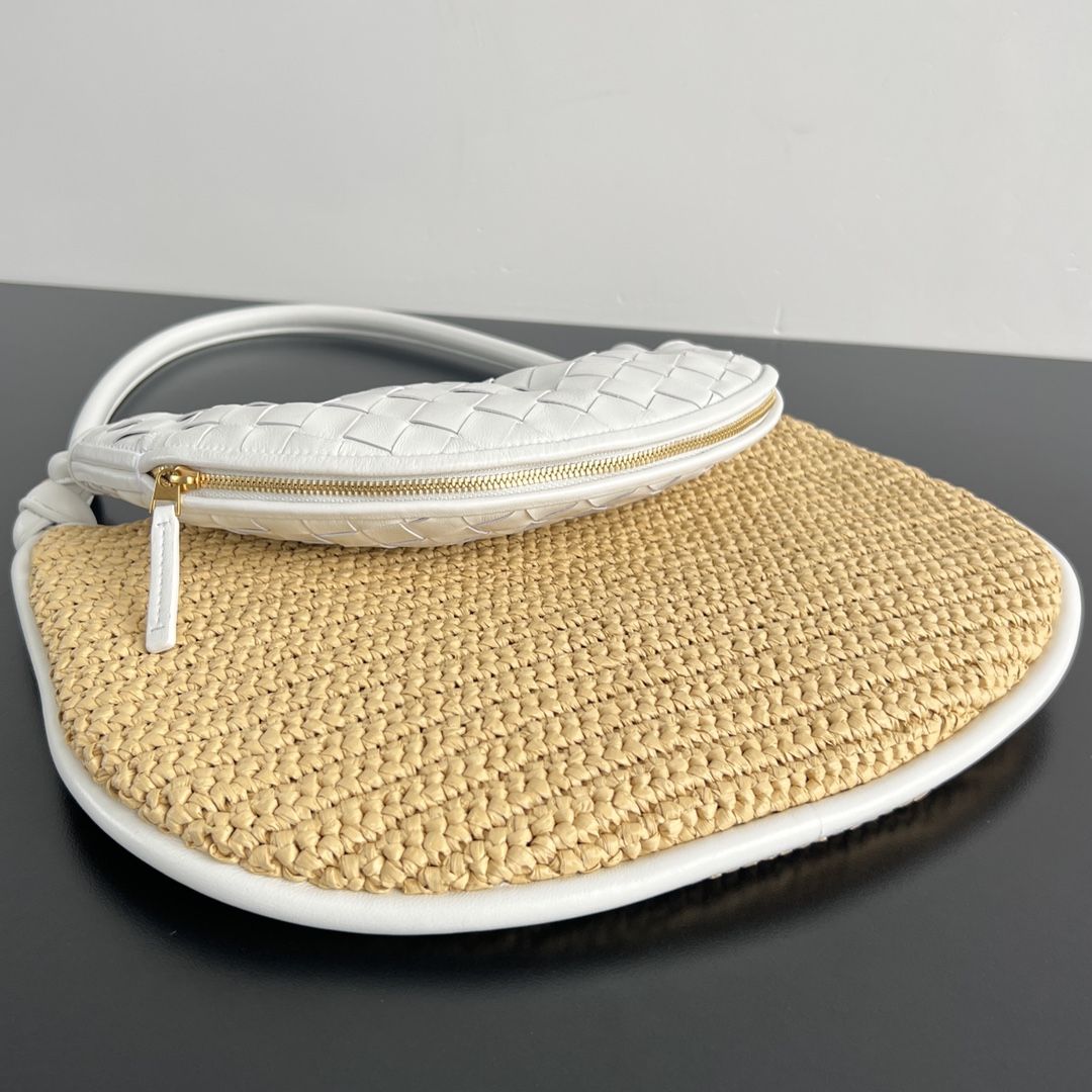 Bagsaaa B0tt*ga Ven*ta Medium Gemelli Natural/chalk - 36x25x10 cm