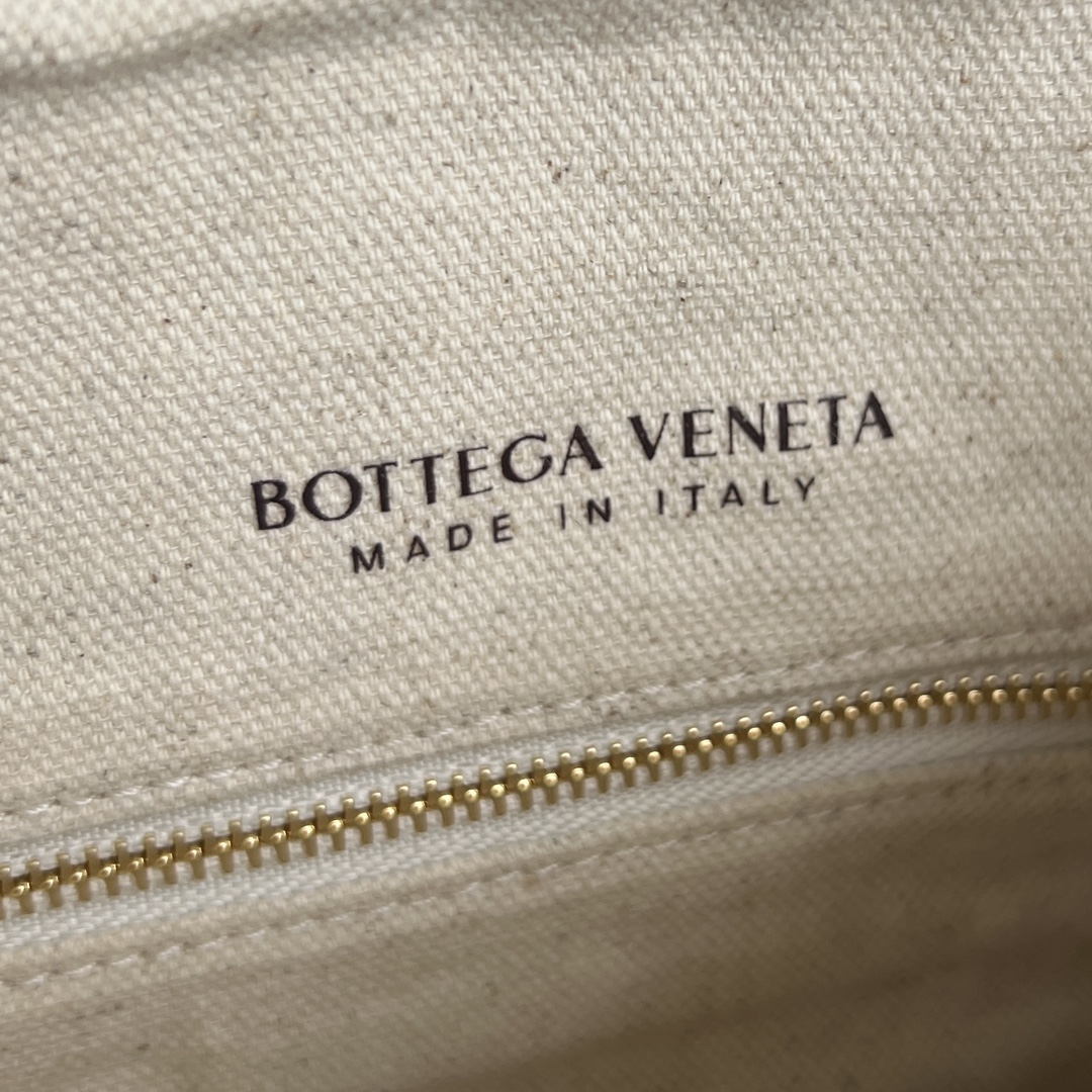 Bagsaaa B0tt*ga Ven*ta Medium Gemelli Natural/chalk - 36x25x10 cm