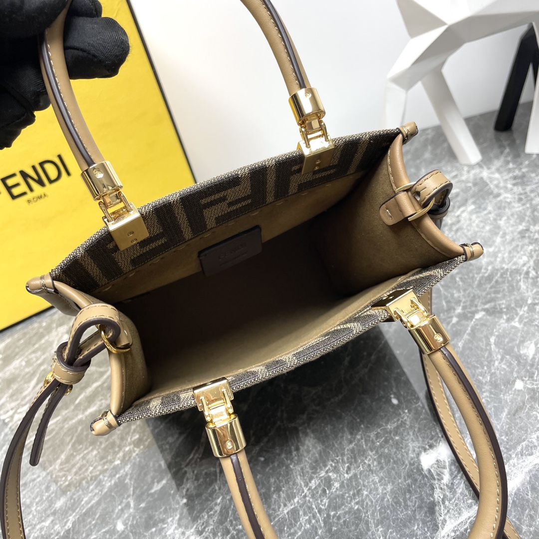 Bagsaaa F**di Mini Tote - 16.5x6x17.5cm