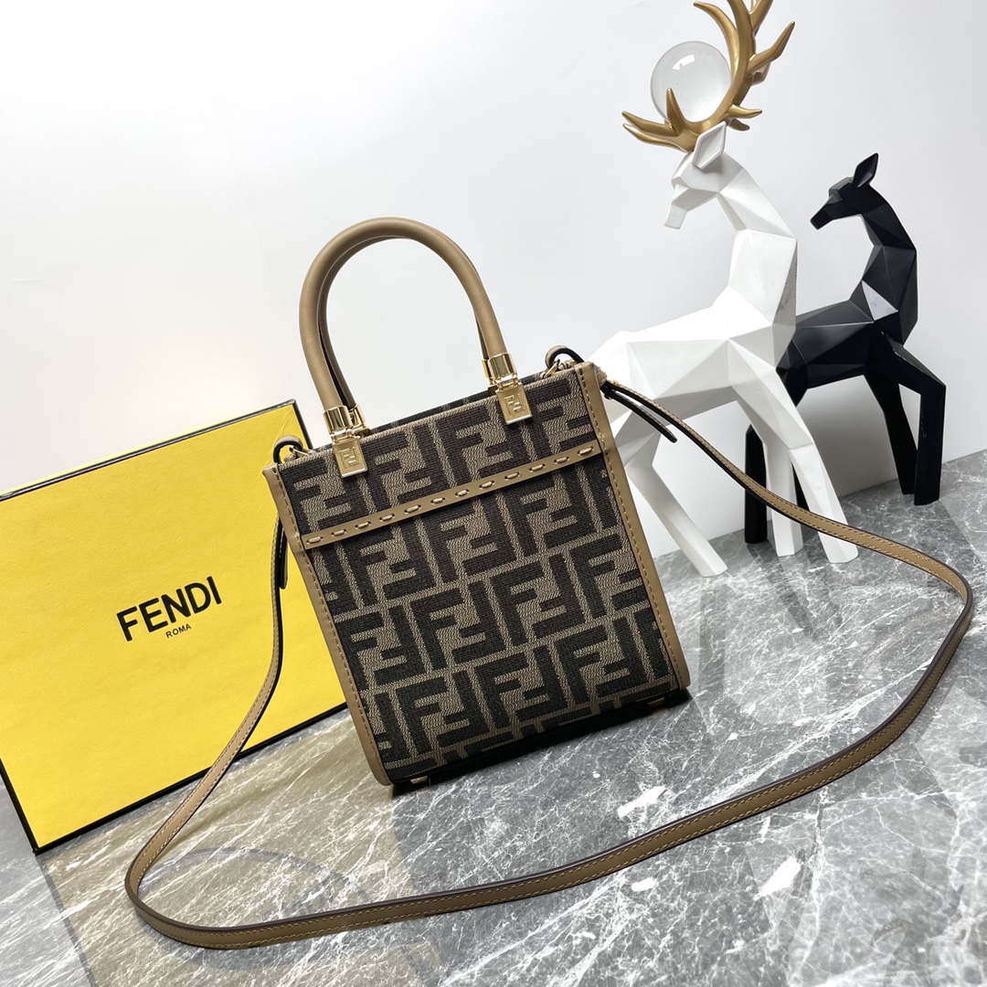 Bagsaaa F**di Mini Tote - 16.5x6x17.5cm