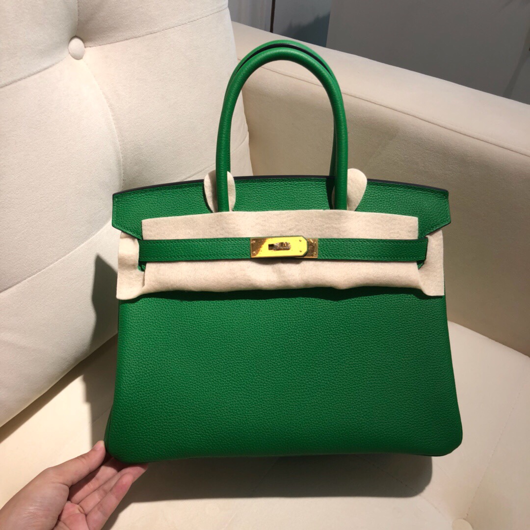 Bagsaaa H**me5 Birkin Green Togo & Gold Hardware - 25cm