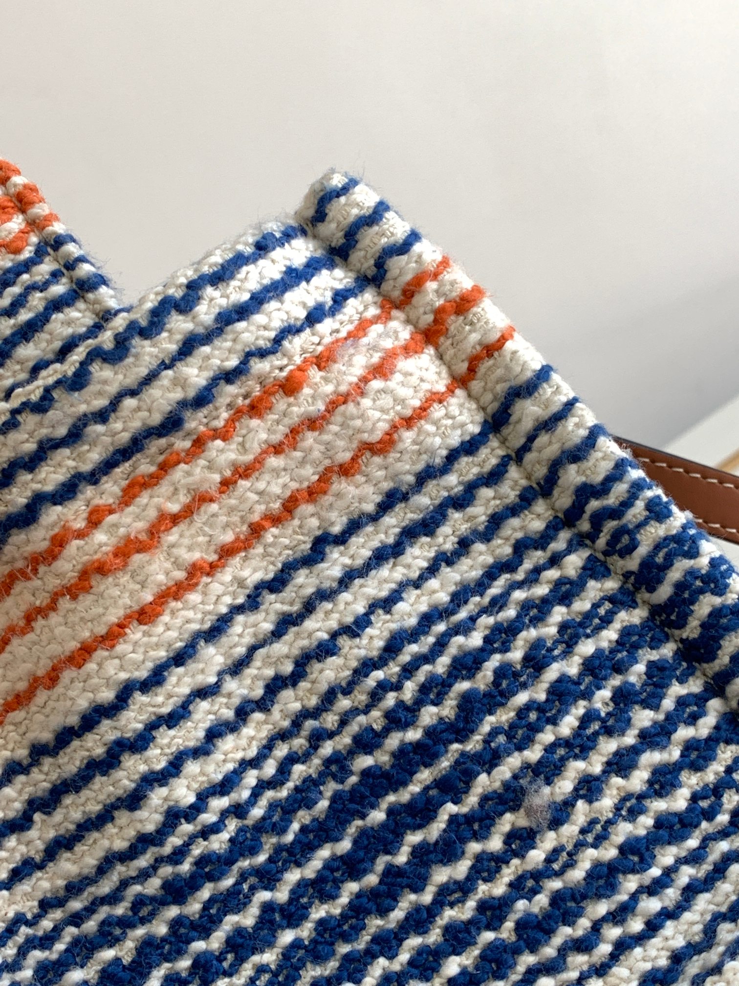 Bagsaaa Ce1i*e Small Cabas Thais In Striped Fabric - 25.5 x 18.5 x 12 CM