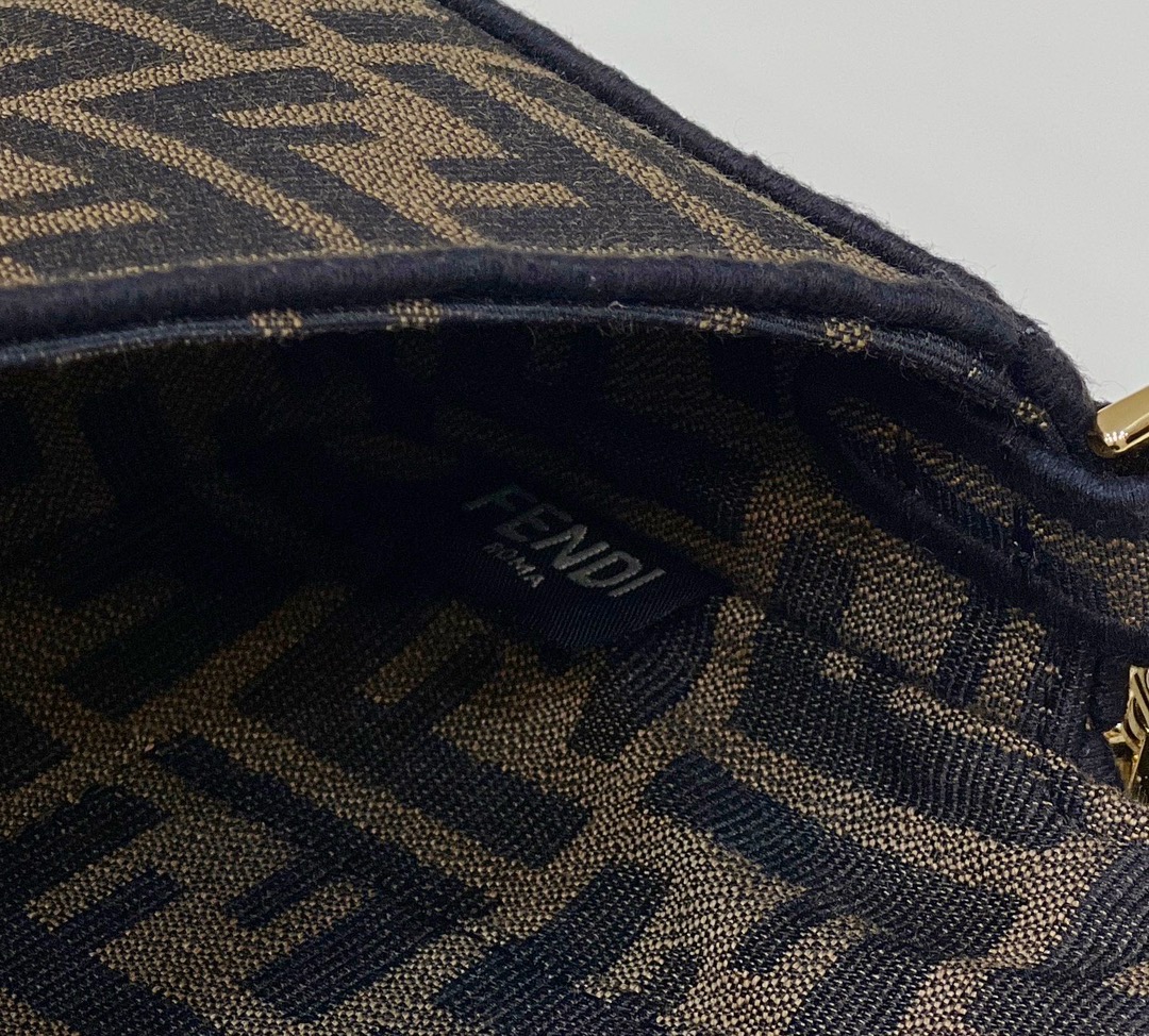 Bagsaaa F**di Baguette Mini Brown FF - 20x13x5 cm