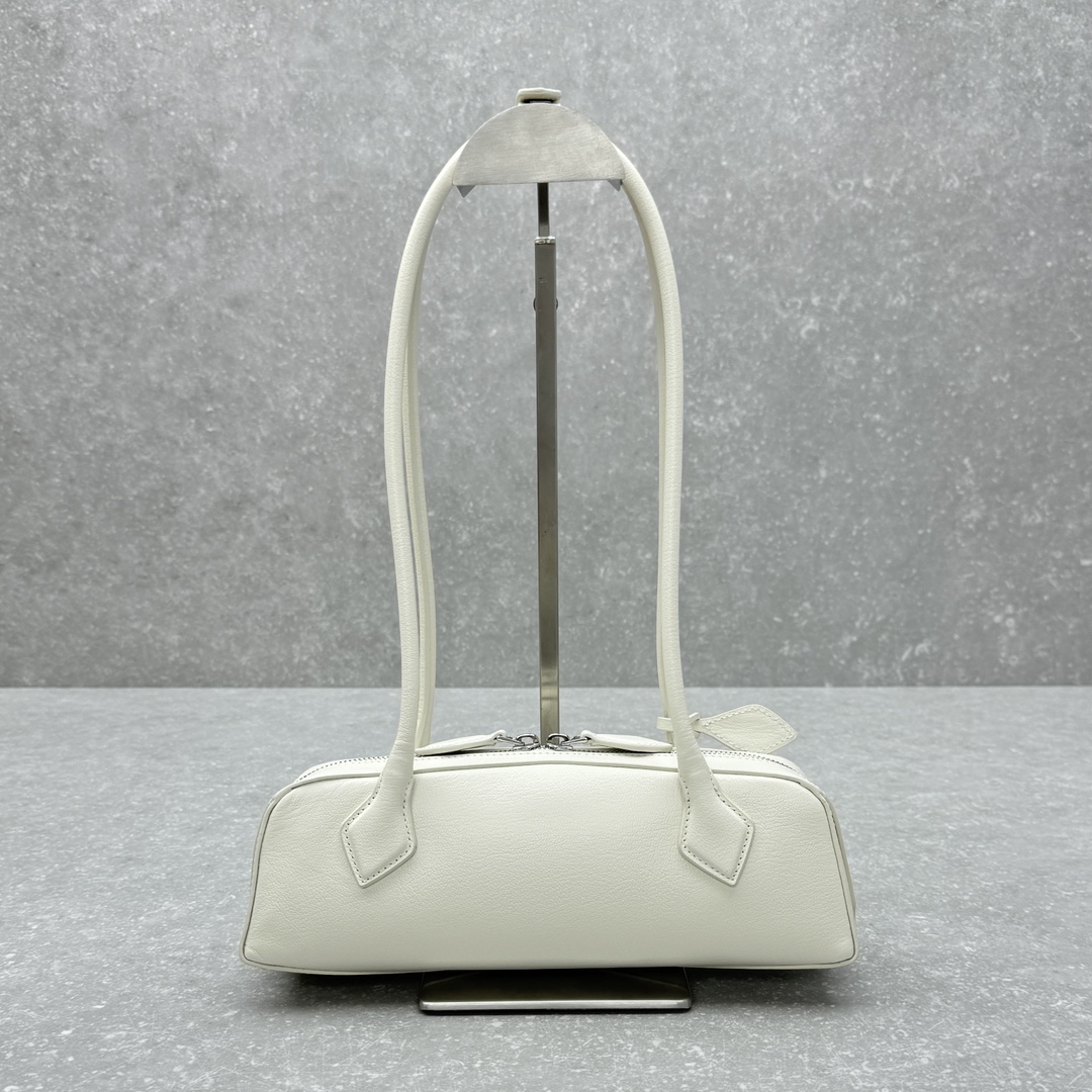 Bagsaaa Alaia Le Teckel Small Bag White - 27x9x8 cm