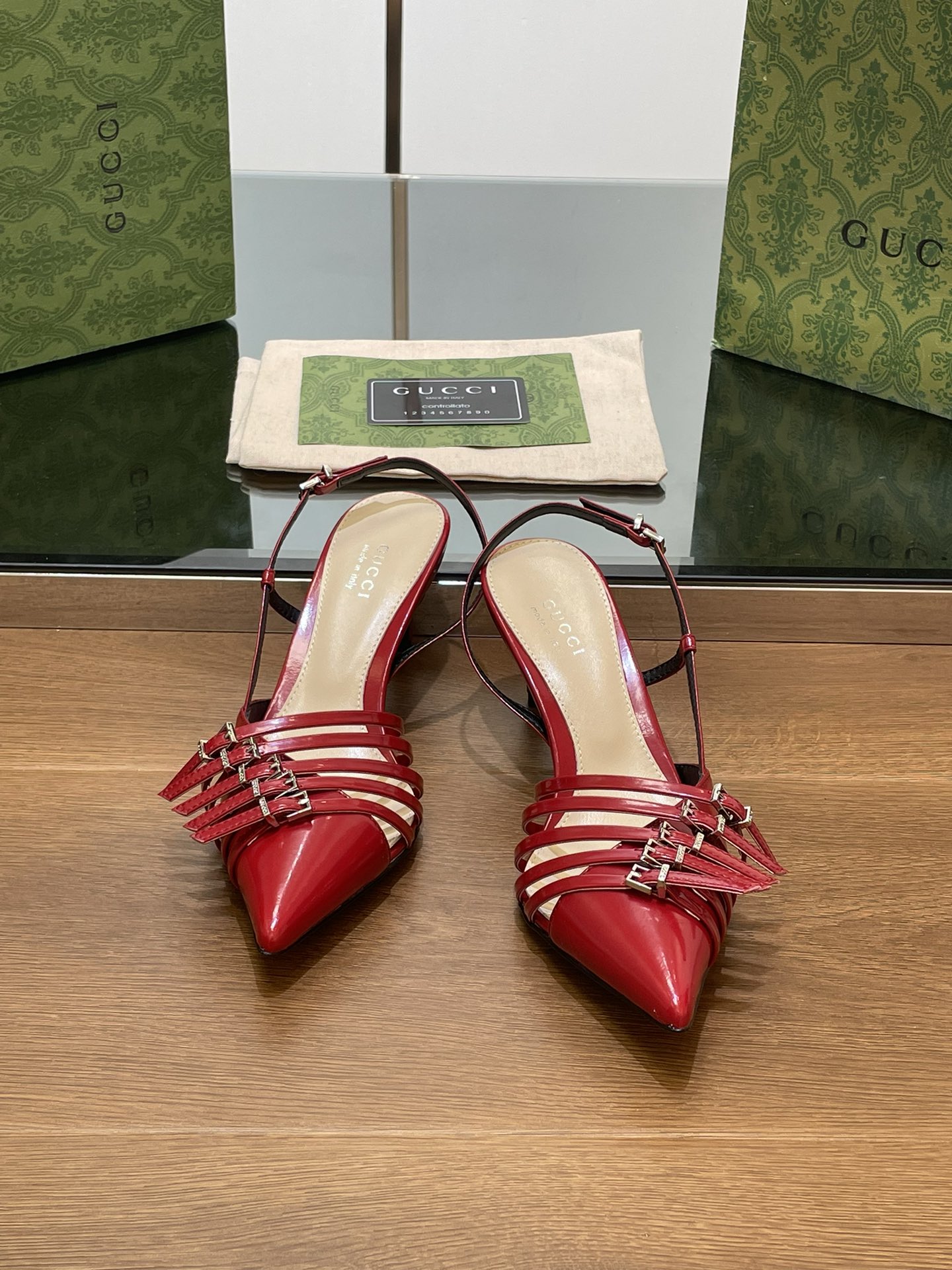 Bagsaaa Gvc*1 Women's Slingback Pump Red 796016