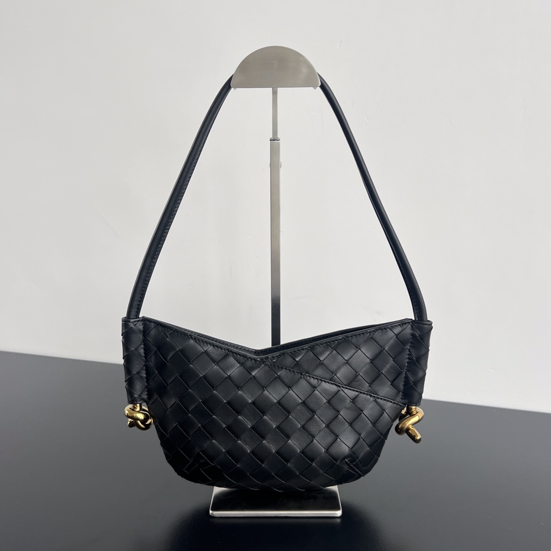 Bagsaaa B0tt*ga Ven*ta Mini Solstice Black - 28*18*5cm
