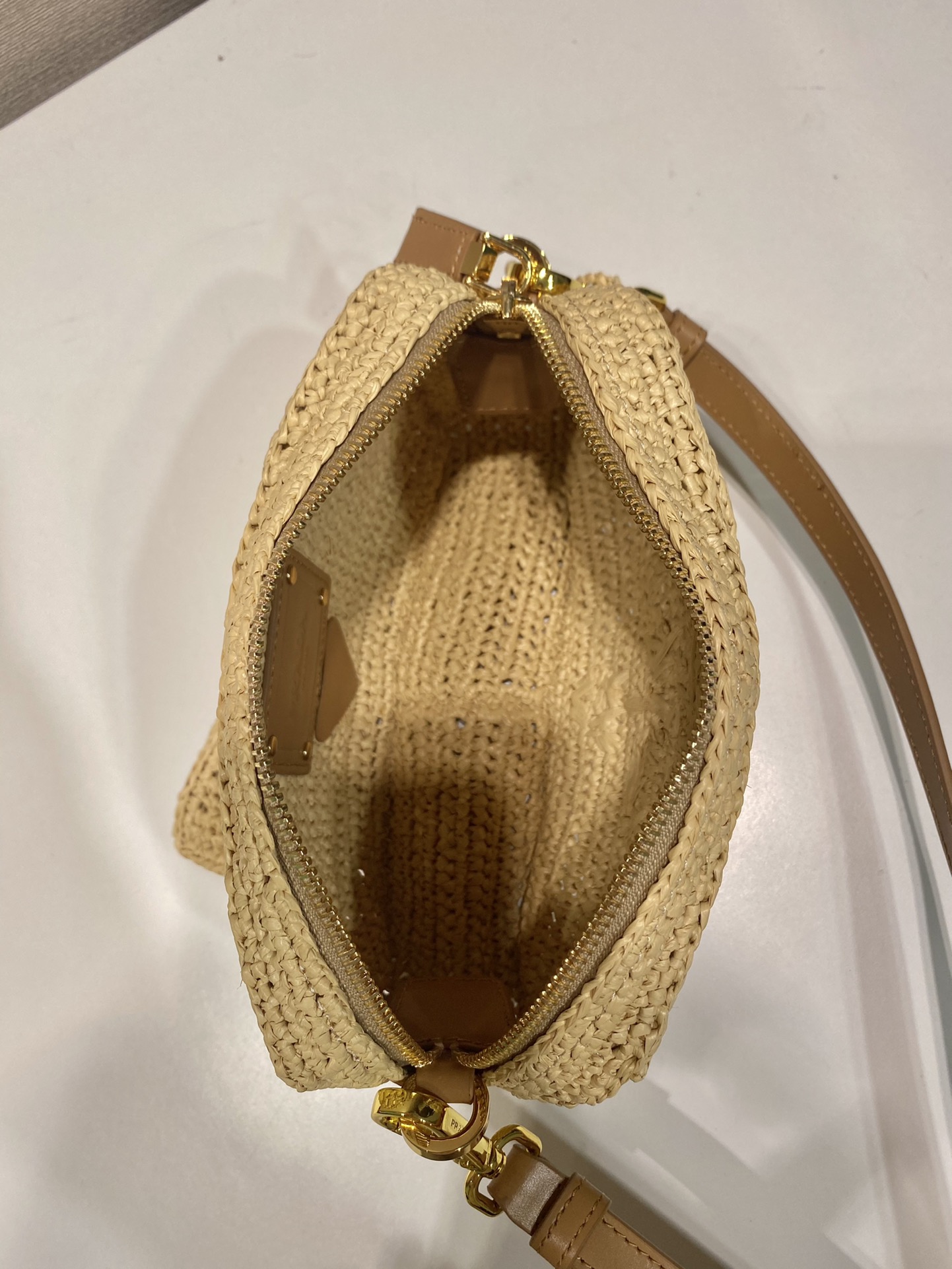 Bagsaaa Pra*a Crochet shoulder bag - 19x12x6cm
