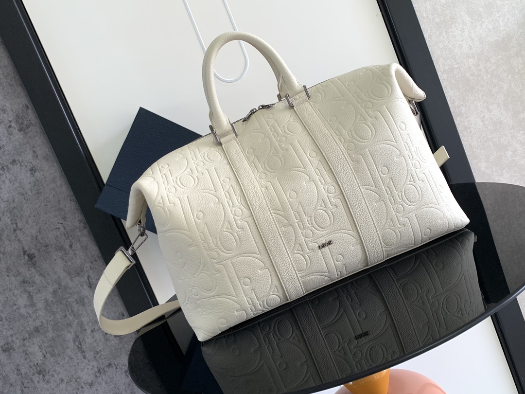 Bagsaaa D10r Weekender 40 Beige D10r Gravity Leather and Beige Grained Calfskin - 57.5 x 34.5 x 22 cm