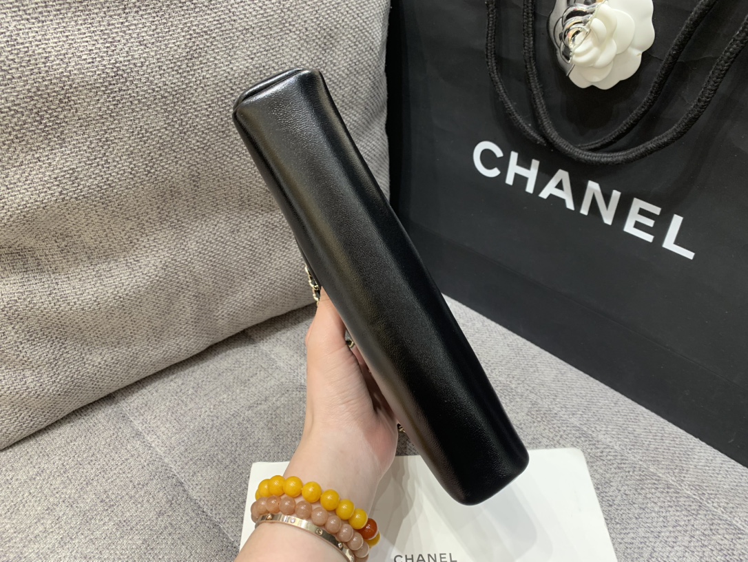 Bagsaaa Ch**el 31 Mini Bag Black - 20.5*17*3.5cm
