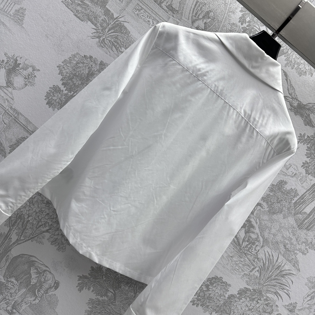 Bagsaaa M1um1u Poplin shirt White