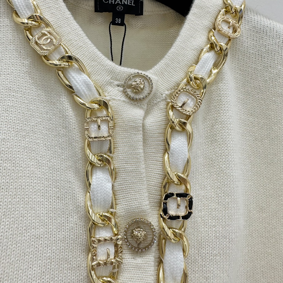 Bagsaaa Ch**el Chain Vest In Beige