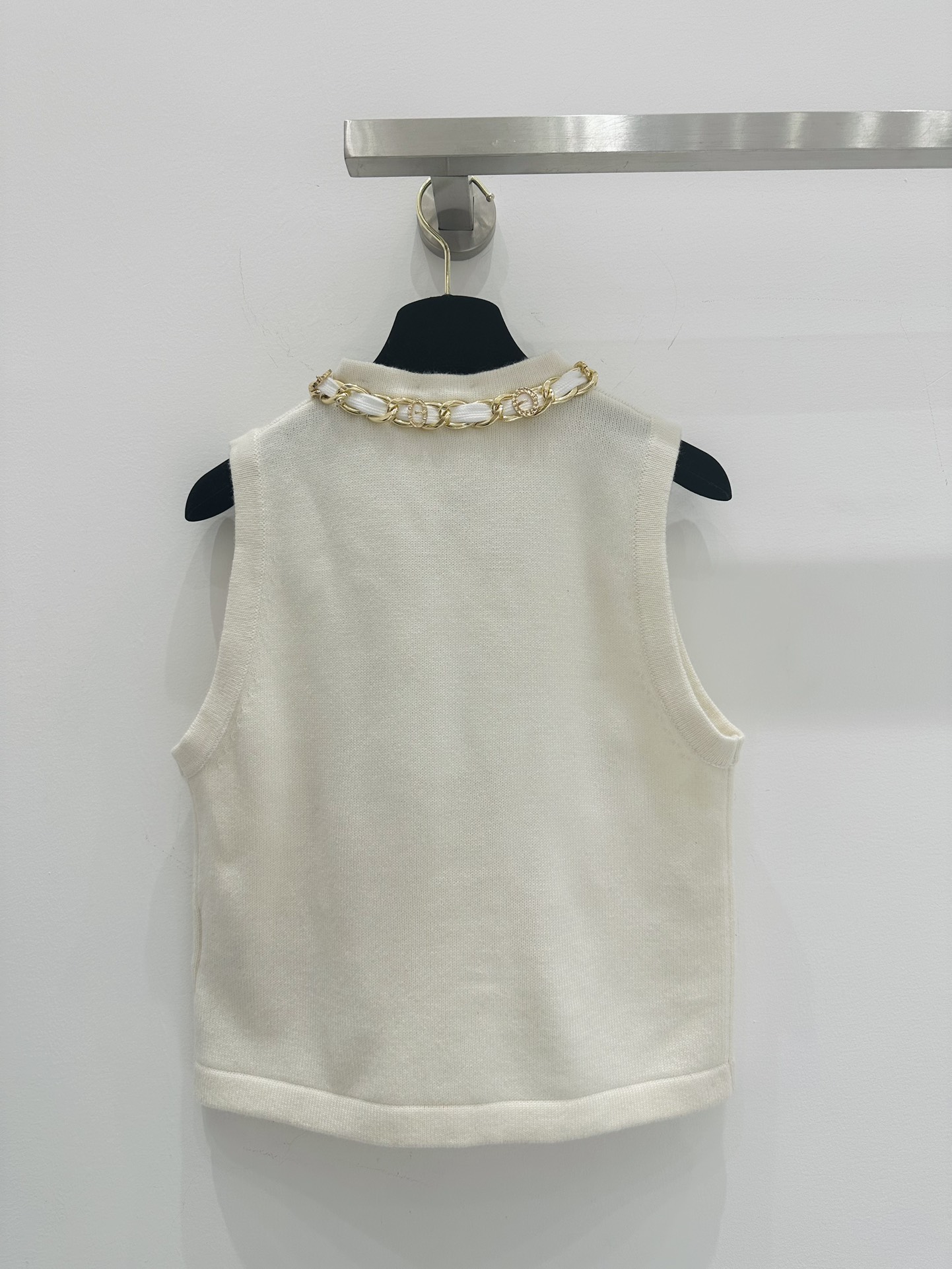 Bagsaaa Ch**el Chain Vest In Beige