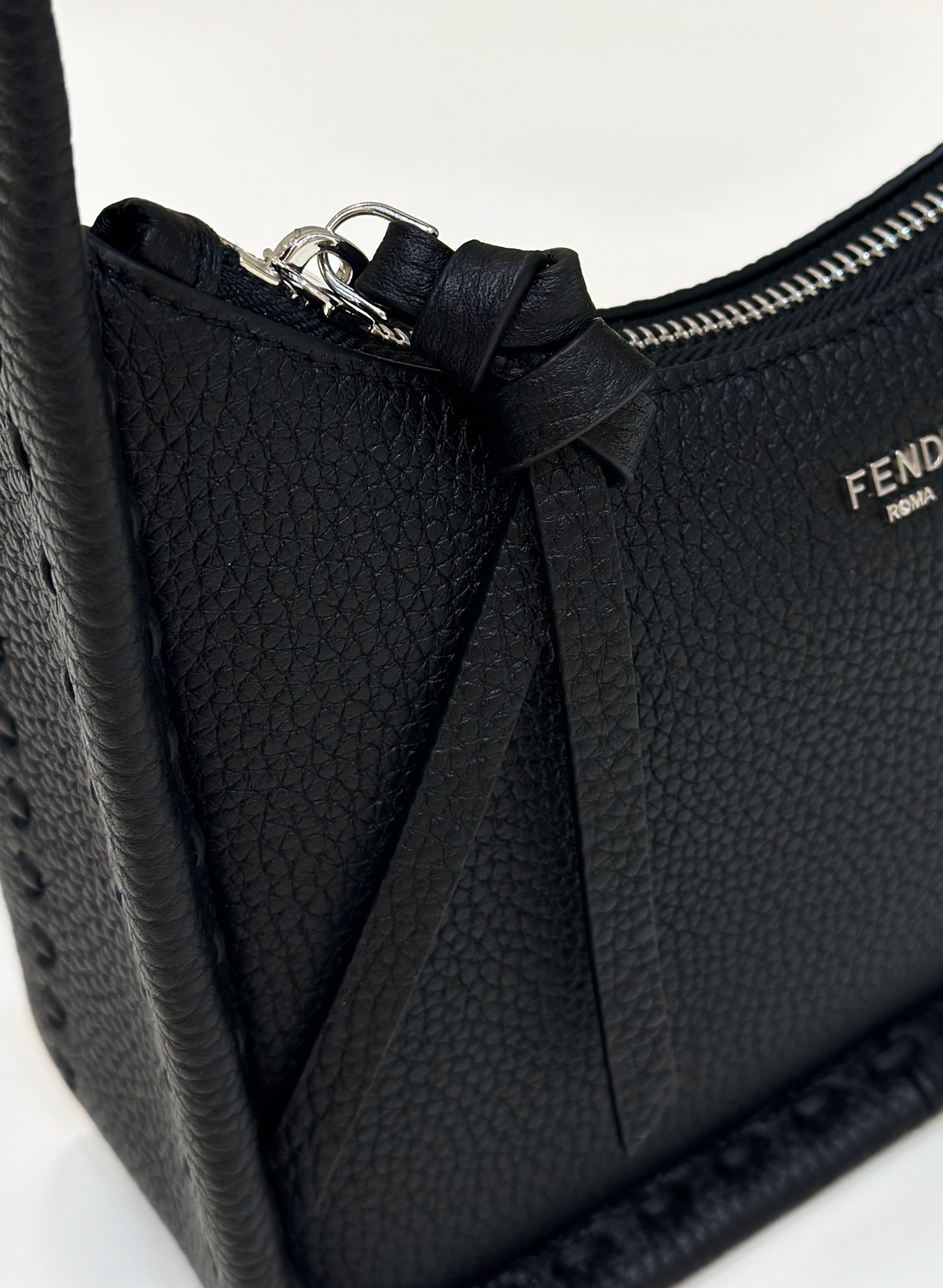 Bagsaaa F**di Mini Fendessence Small black Selleria bag - 28x20.5x7 cm