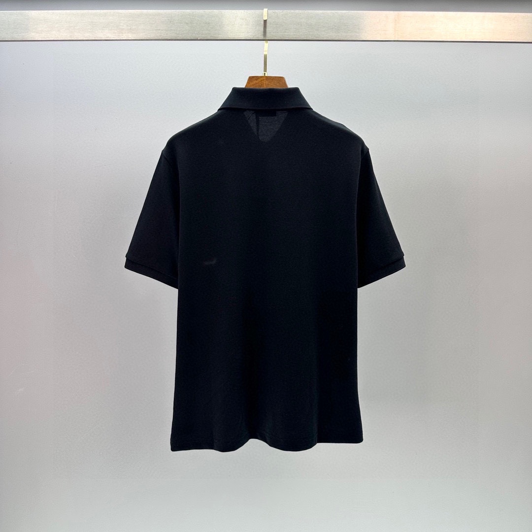 Bagsaaa F**di Black piqué polo shirt