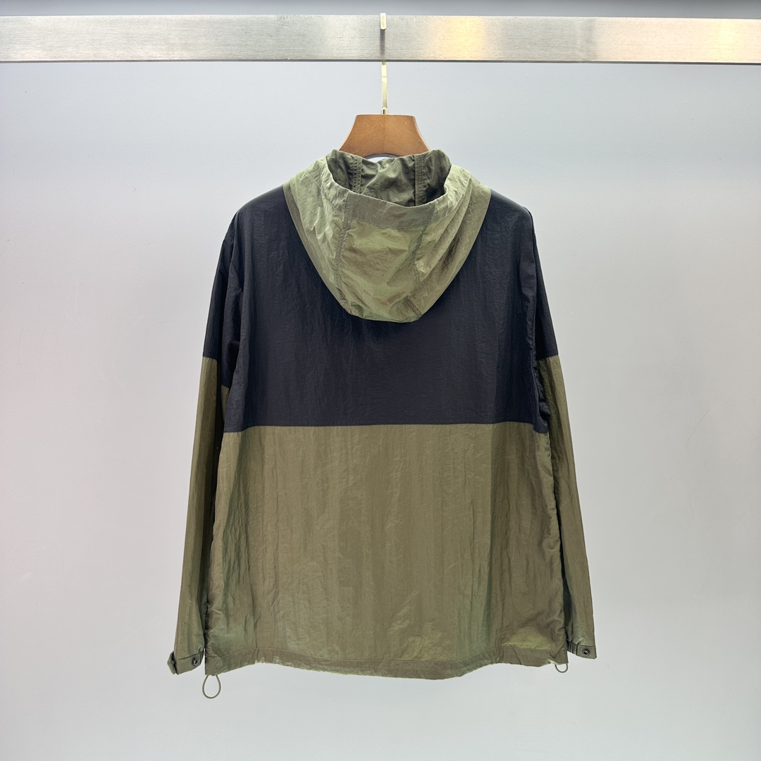 Bagsaaa Moncler Joly Hooded Jacket Black & Green