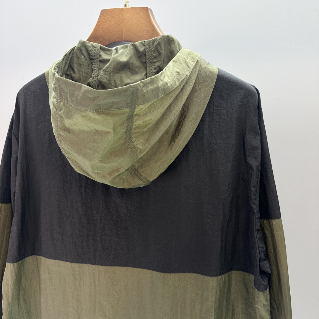 Bagsaaa Moncler Joly Hooded Jacket Black & Green