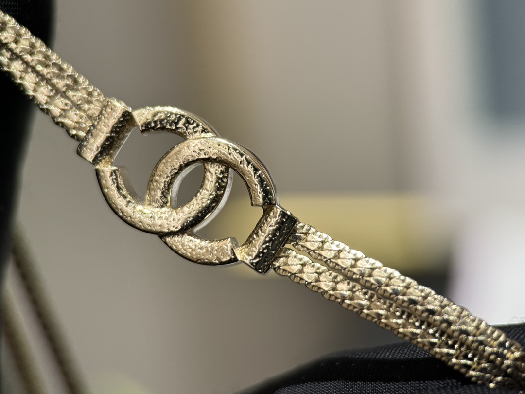 Bagsaaa Ch**el Gold Necklace 01